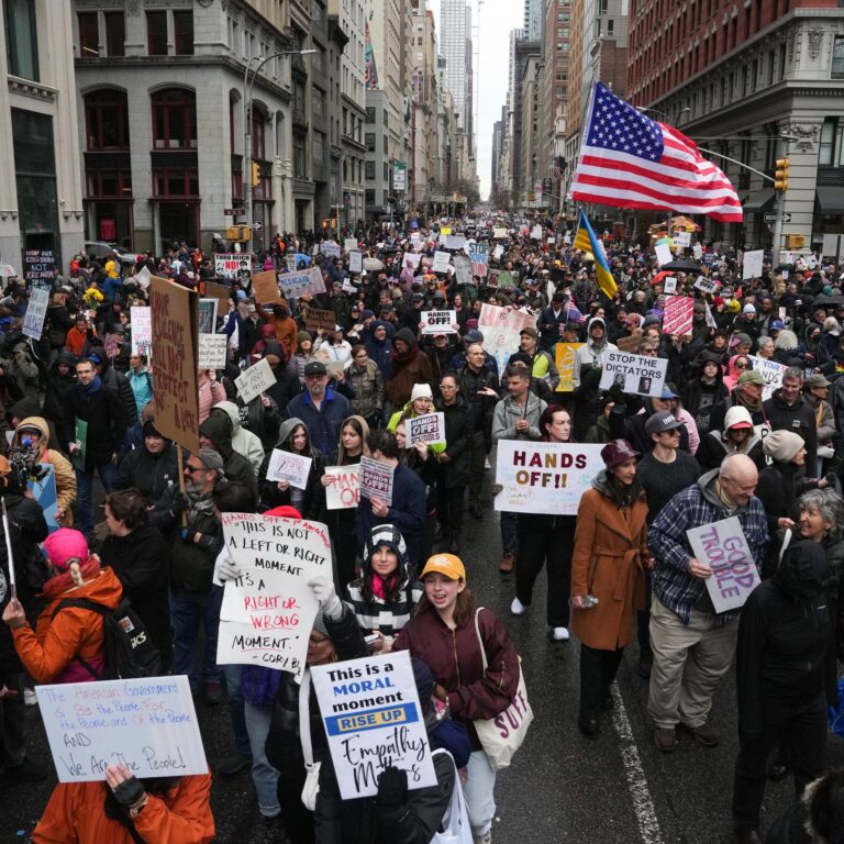 Mass Protests Across the Country Show Resistance to Trump – The New York Times