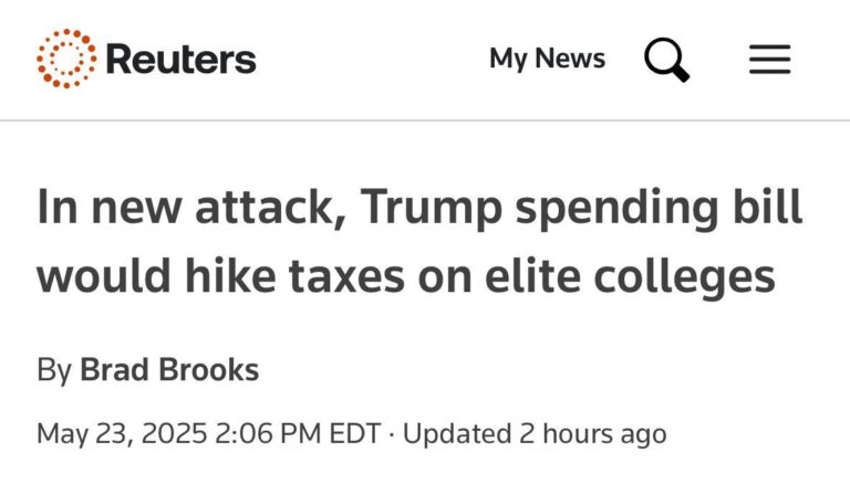Republican Plan to Tax Elite Colleges Could Hit in Unexpected Places – The New York Times