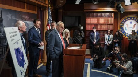 Senate Democrats Balk at Funding Extension, Raising the Risk of a Shutdown – The New York Times