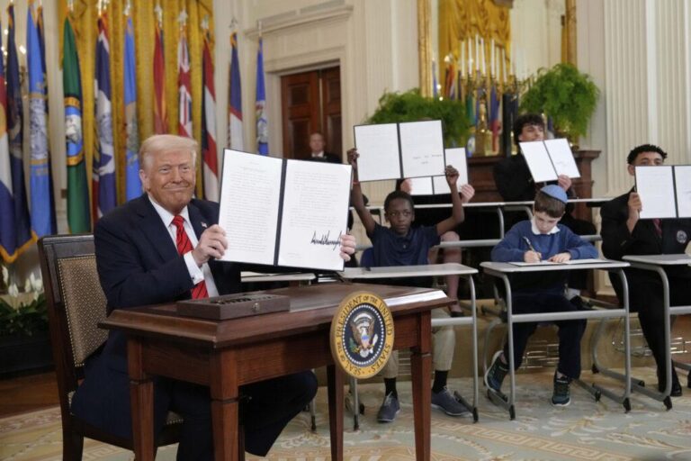 With Sweeping Executive Orders, Trump Tests Local Control of Schools – The New York Times