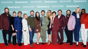 ‘Severance’ cast, Ben Stiller take over New York’s Grand Central for Season 2: Watch – USA Today