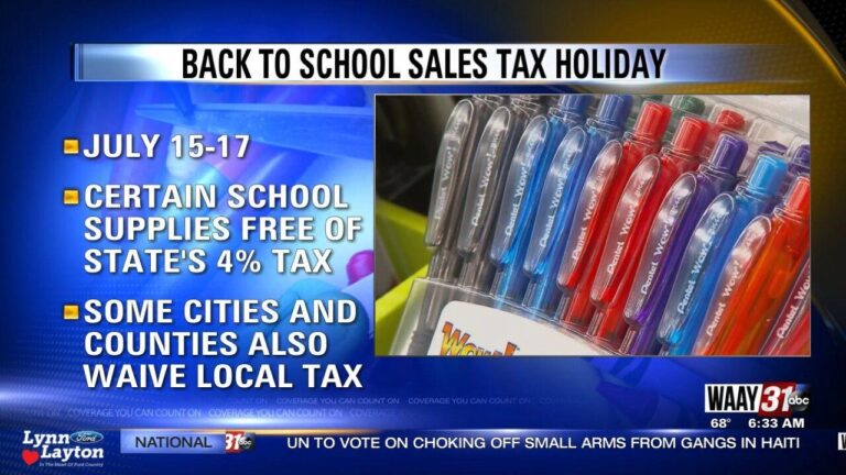 5 states have school supply sales tax holidays this week. See the full list. – USA Today