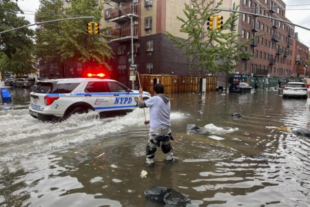 Heavy rainfall in NY, NJ floods streets, subways, more: See photos – USA Today