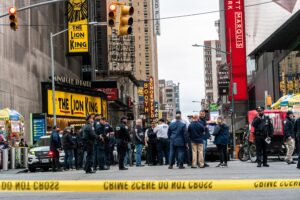 Three people injured in shooting at New York City’s Times Square – The Guardian