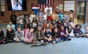 See photos as New York Giants players visit school in Mahwah – Bergen Record