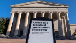 Shutdown Enters First Full Day With No Hint Either Side Will Give – The New York Times